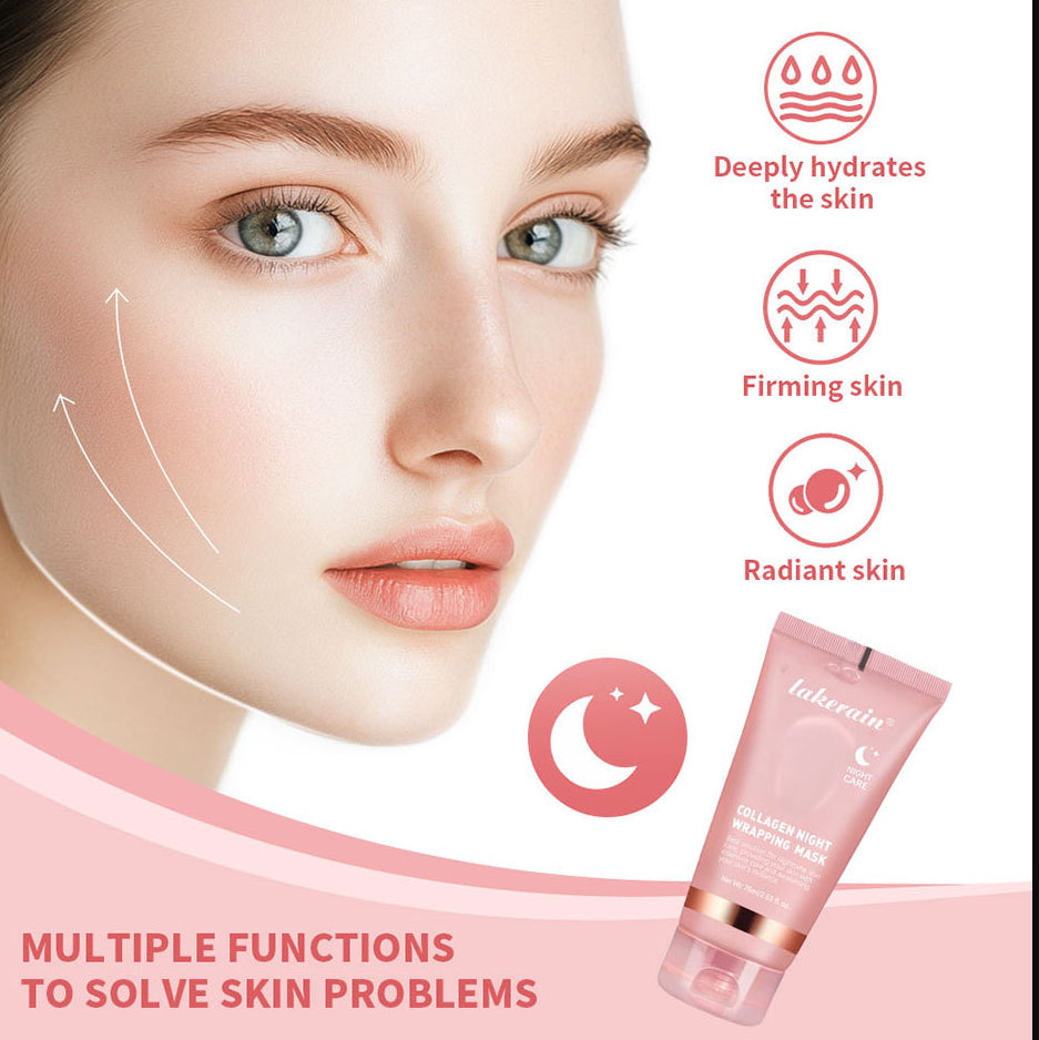 Collagen Tear And Pull Night Cream Facial Mask Hydrating