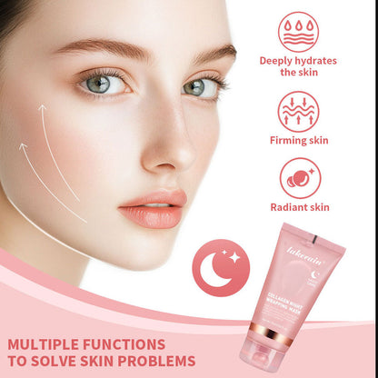 Collagen Tear And Pull Night Cream Facial Mask Hydrating