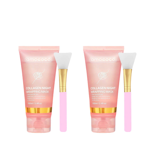 Collagen Night Wrapping Mask  Keep Soft & Elastic, Reduce Dry Lines