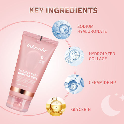 Collagen Tear And Pull Night Cream Facial Mask Hydrating